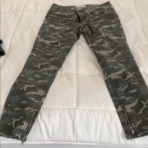Free people camo jeans